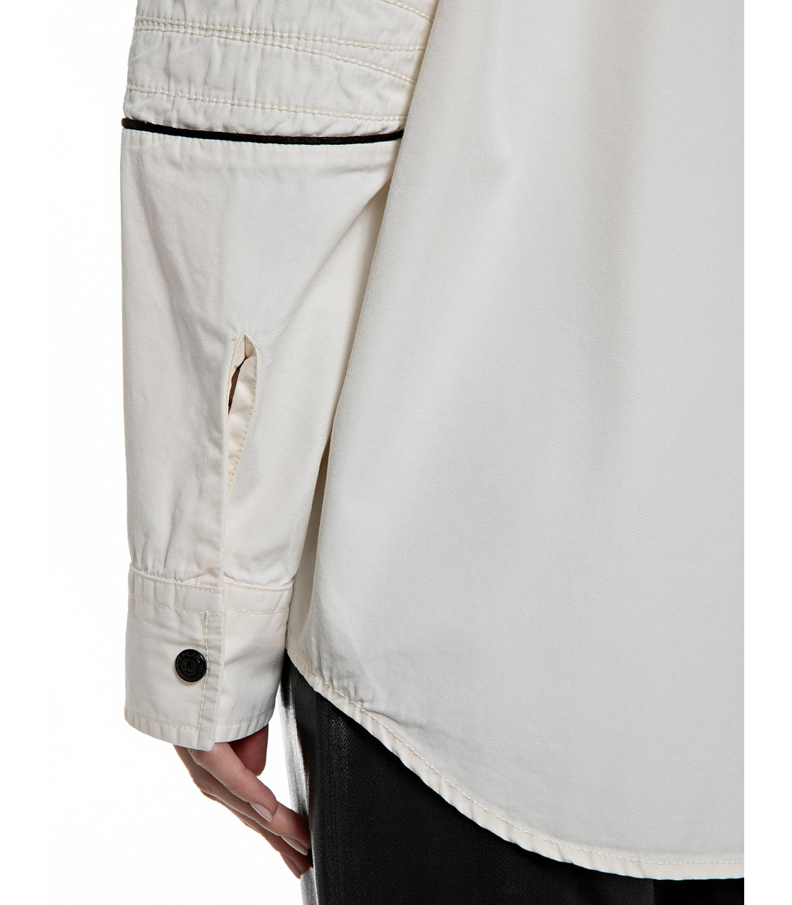 ストレッチツイルオーバーシャツ 詳細画像 ホワイト 6